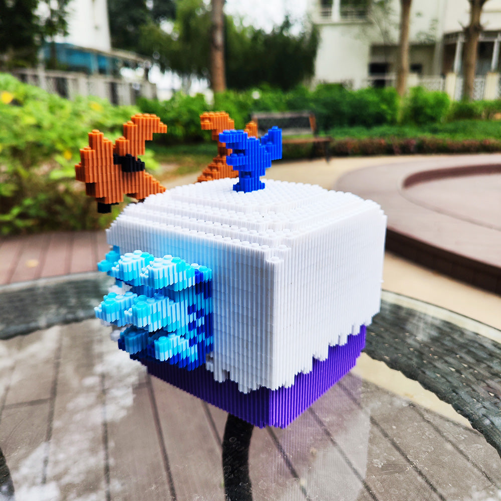 Yeti Fruit MOC Building Blocks - Anime-Inspired Brick Model