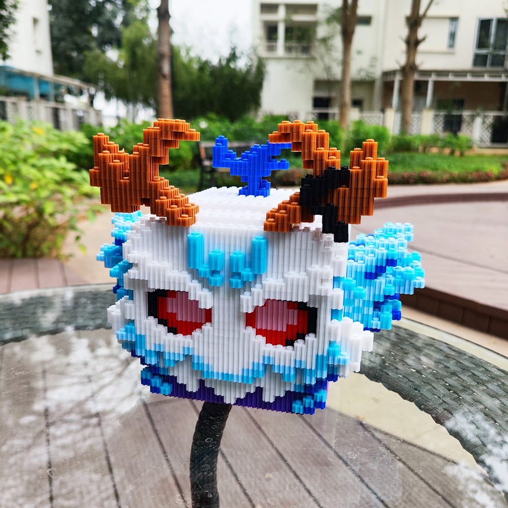 Yeti Fruit MOC Building Blocks - Anime-Inspired Brick Model