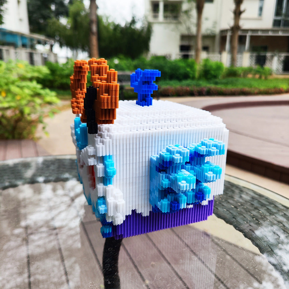 Yeti Fruit MOC Building Blocks - Anime-Inspired Brick Model