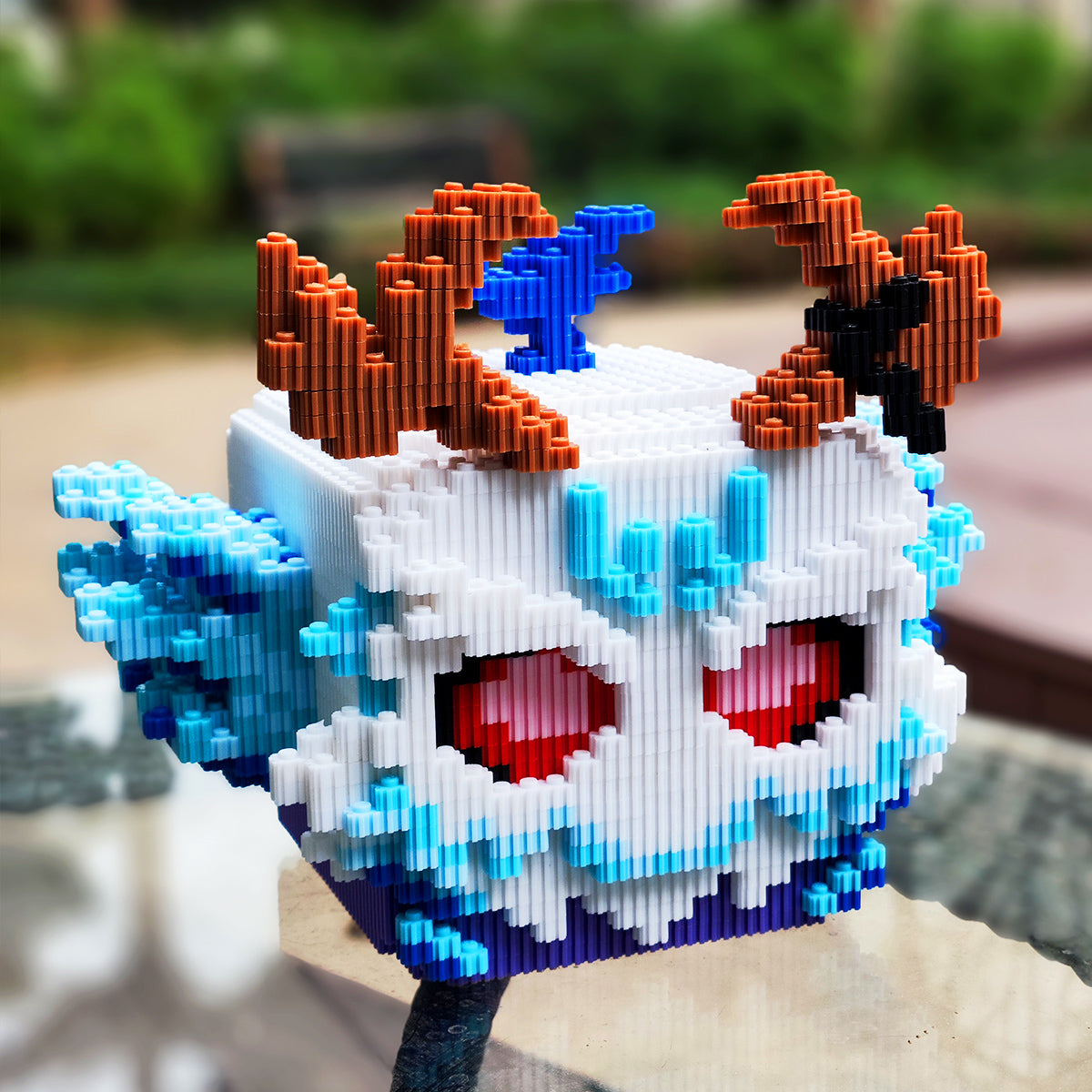 Yeti Fruit MOC Building Blocks - Anime-Inspired Brick Model