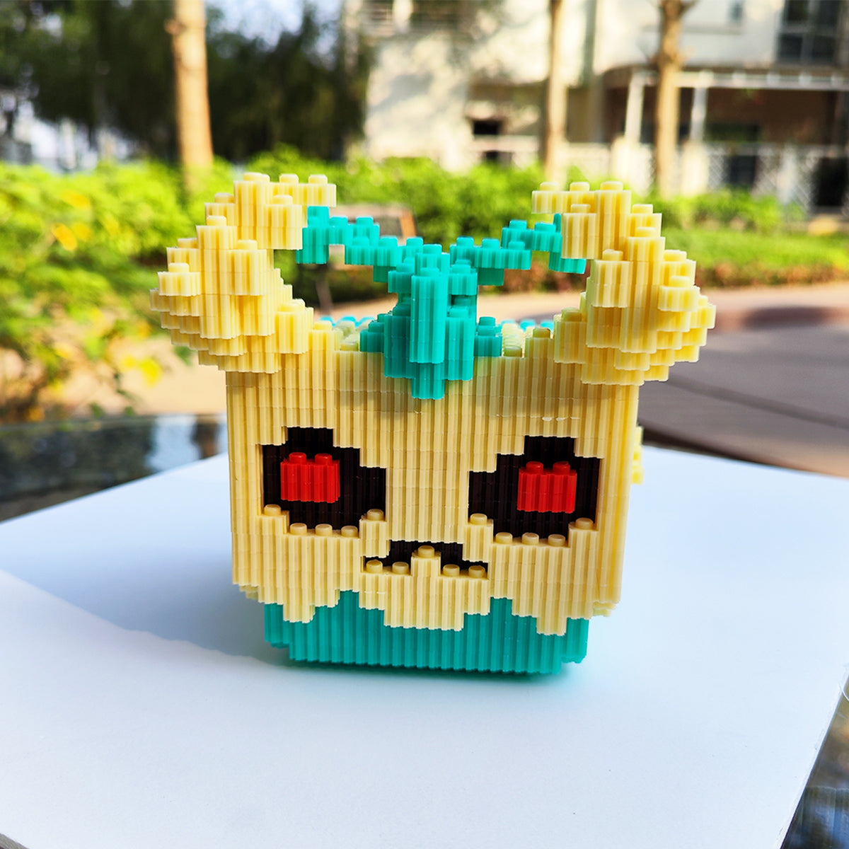 T-Rex Fruit MOC Building Blocks - Anime-Inspired Brick Model