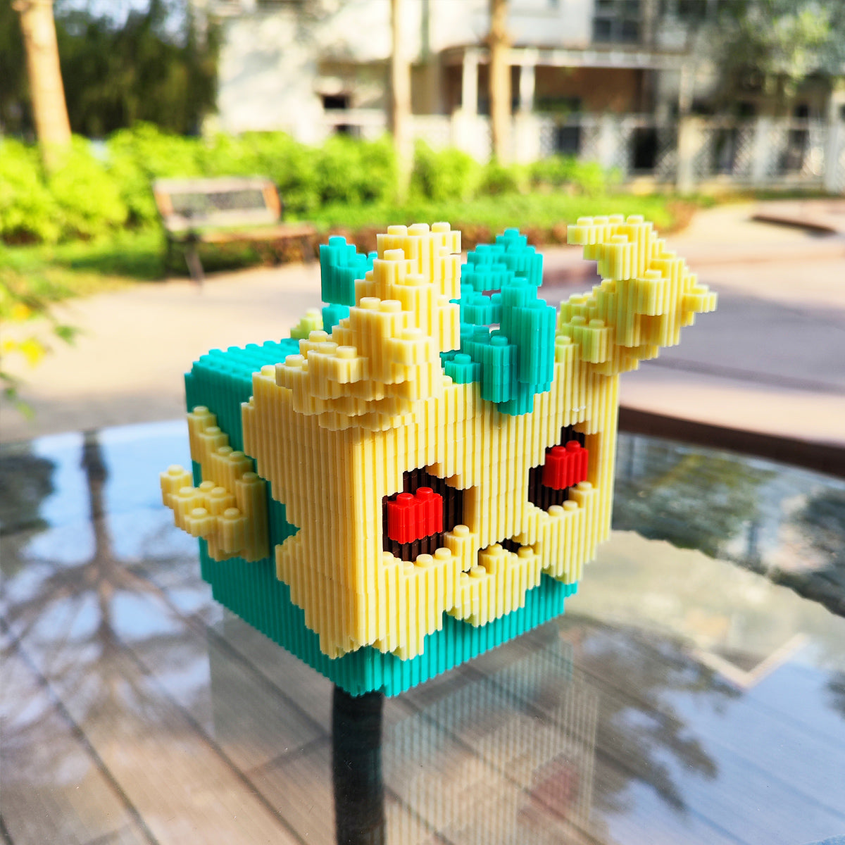 T-Rex Fruit MOC Building Blocks - Anime-Inspired Brick Model