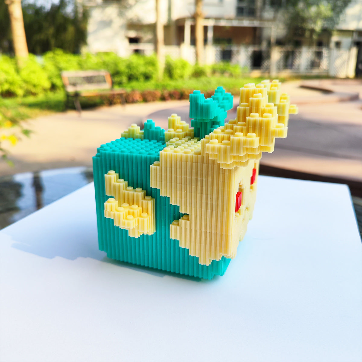 T-Rex Fruit MOC Building Blocks - Anime-Inspired Brick Model