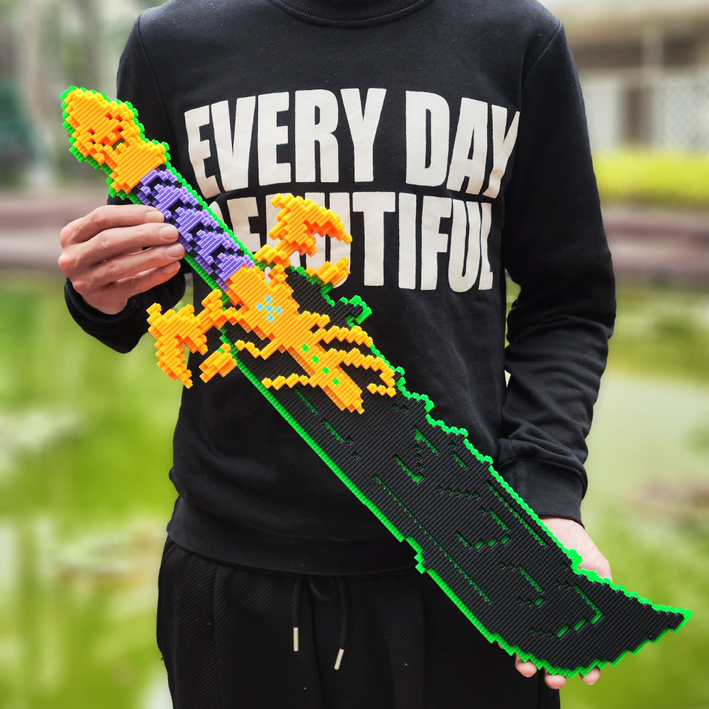 Dark Blade Fruit MOC Building Blocks - Anime-Inspired Brick Model