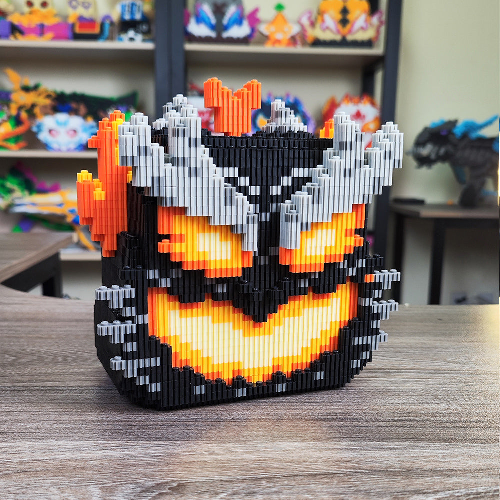 Dragon Ember Fruit MOC Building Blocks - Anime-Inspired Brick Model
