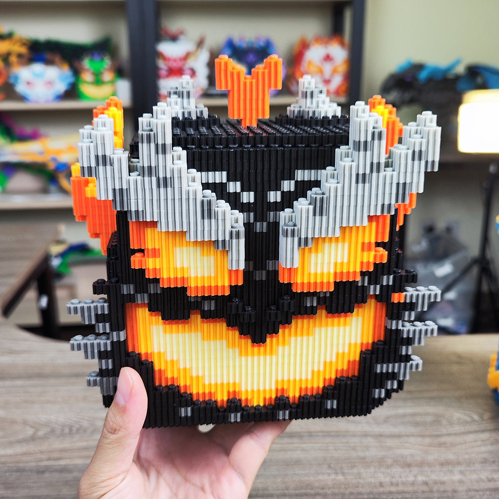 Dragon Ember Fruit MOC Building Blocks - Anime-Inspired Brick Model