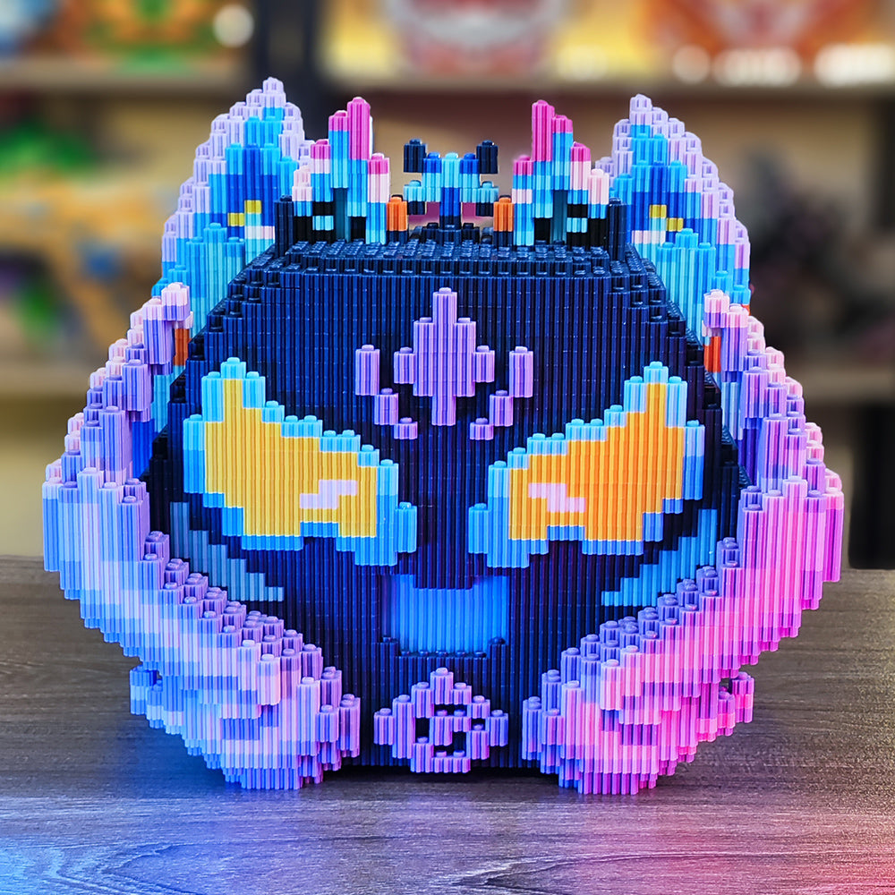 Kitsune Galaxy Fruit MOC Building Blocks - Anime-Inspired Brick Model